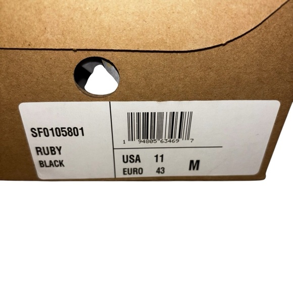 Sofft Women's Size 11 Ruby Retro Lace up Sneaker Low Top New w. Box Black Suede - Picture 4 of 8